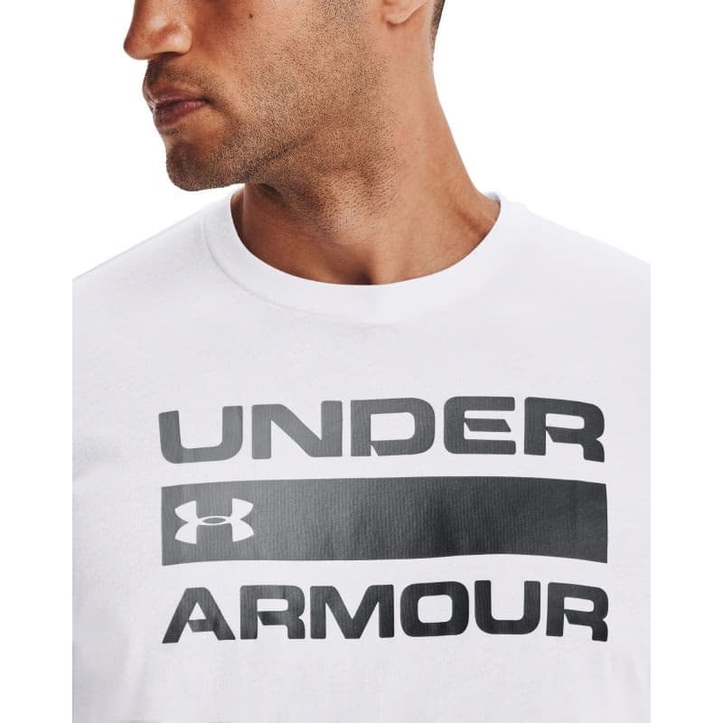 Pánske tričko s krátkym rukávom UNDER ARMOUR UA TEAM ISSUE WORDMARK SS-WHT 2