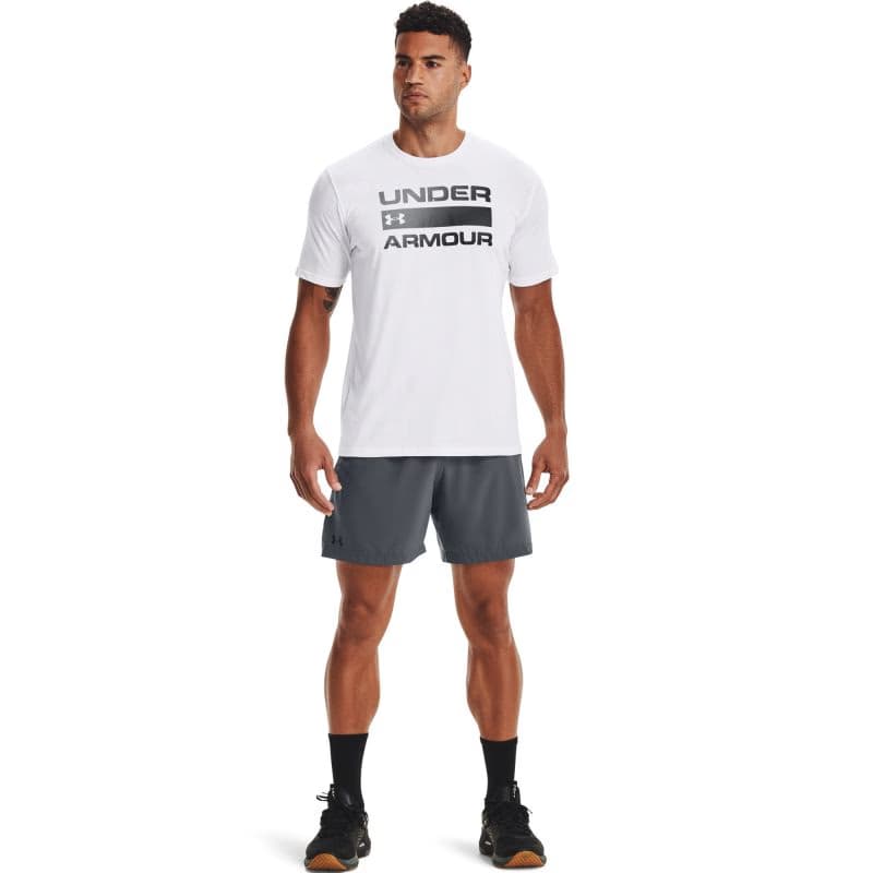 Pánske tričko s krátkym rukávom UNDER ARMOUR UA TEAM ISSUE WORDMARK SS-WHT 4