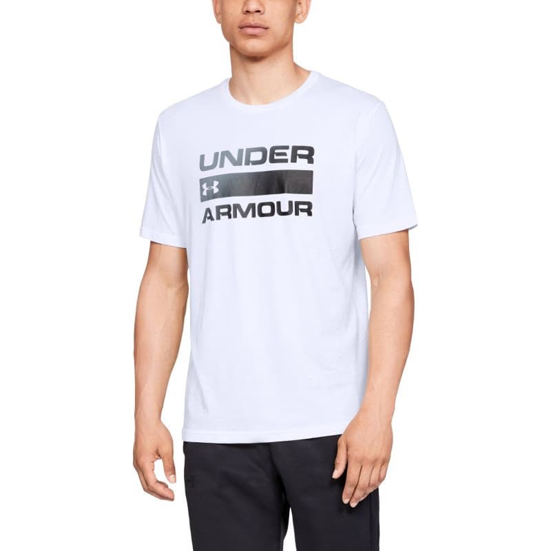 Pánske tričko s krátkym rukávom UNDER ARMOUR UA TEAM ISSUE WORDMARK SS-WHT 5