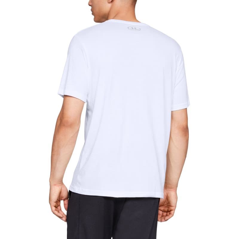 Pánske tričko s krátkym rukávom UNDER ARMOUR UA TEAM ISSUE WORDMARK SS-WHT 6