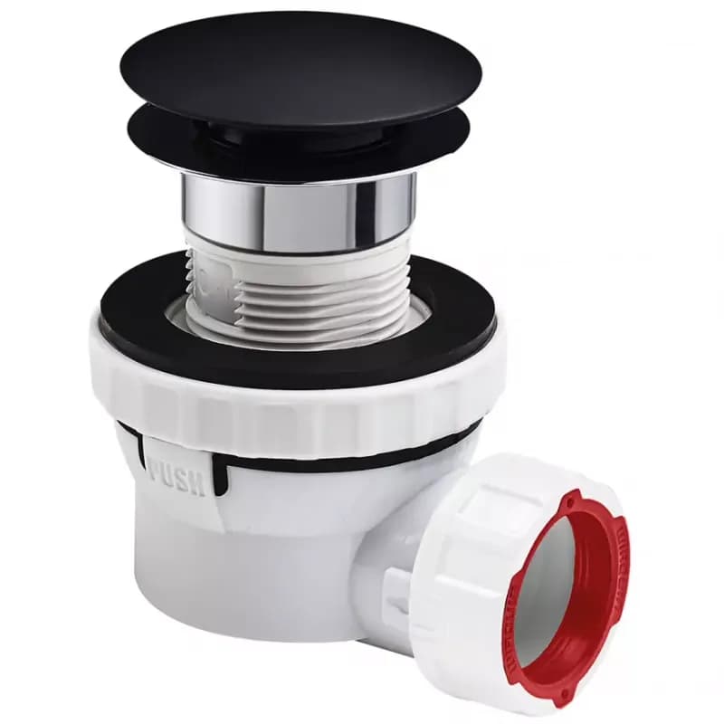 Umývadlový sifón Nano Quick-Clack mat čierny 30723978 1