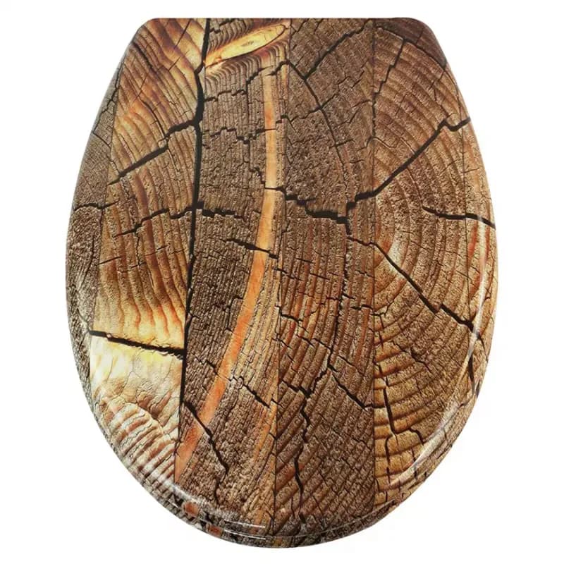 WC doska Wood 1