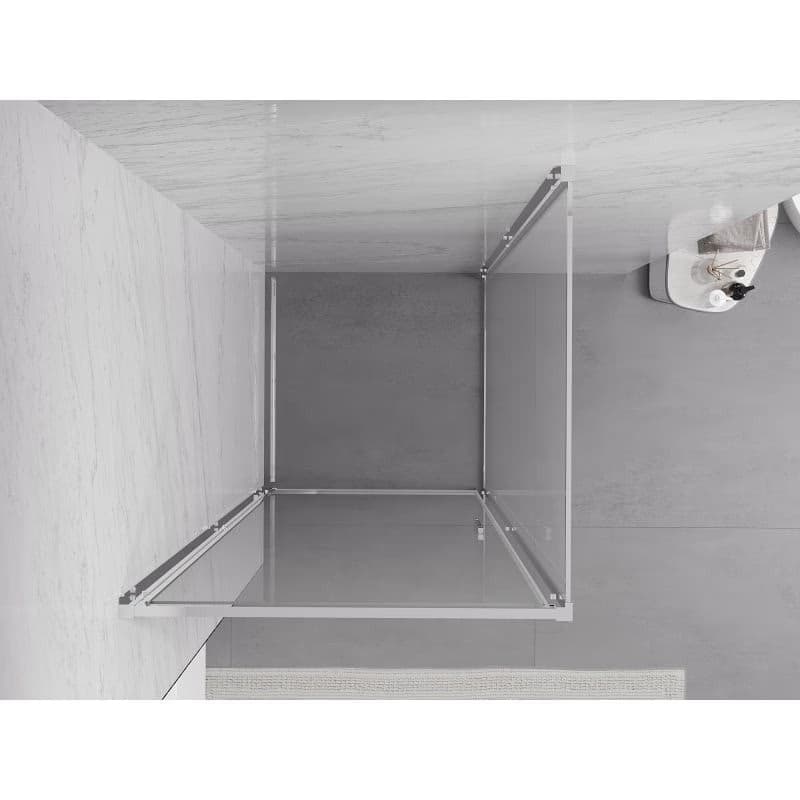 MEXEN/S - Exo sprchovací kút dvere krídlové 90 x 90, transparent, chróm 817-090-090-01-00 5