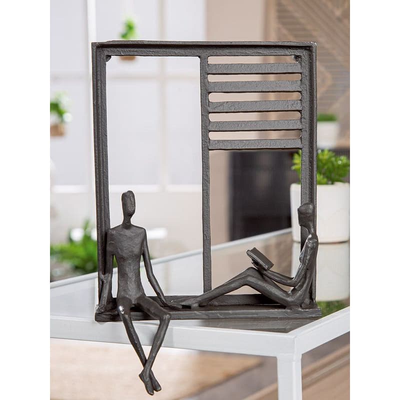 Železný nástenný reliéf „Time out“, 25 cm 1