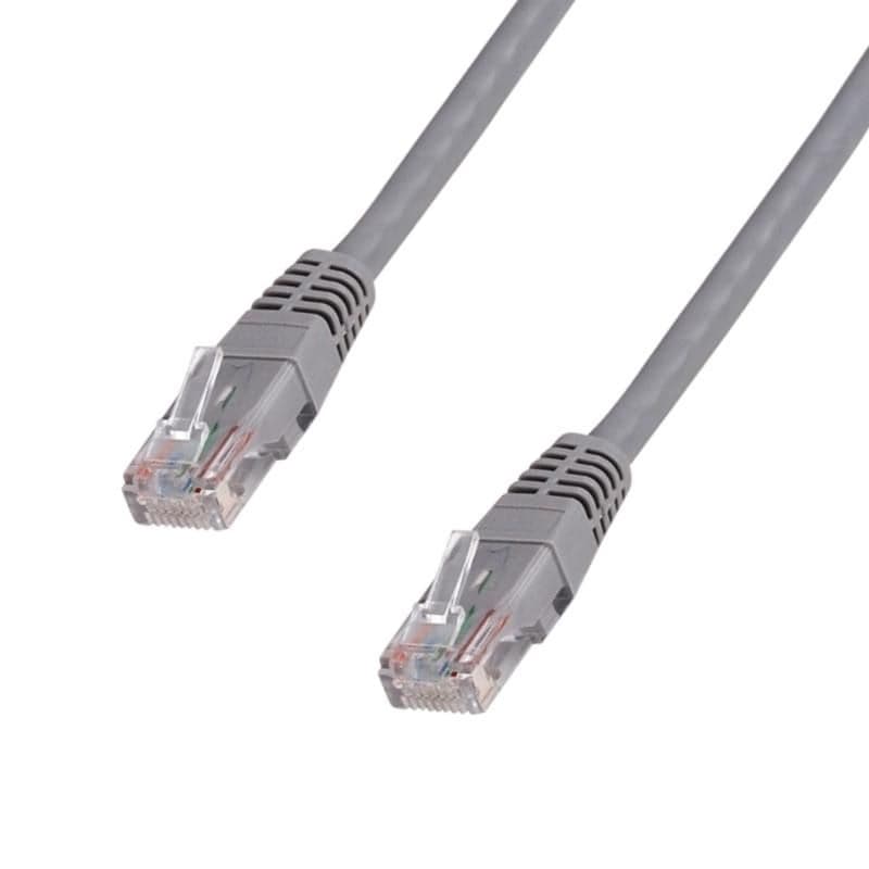 DATACOM Patchkábel 5m, UTP, Cat5e, RJ45, sivý 1