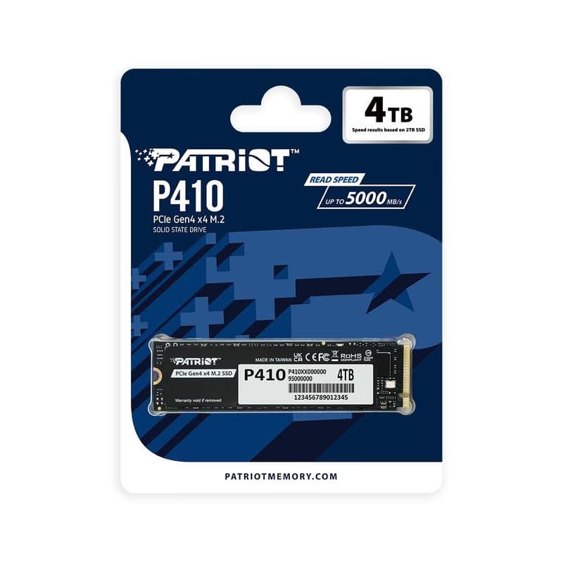PATRIOT P410/4TB/SSD/M.2 NVMe/5R 2