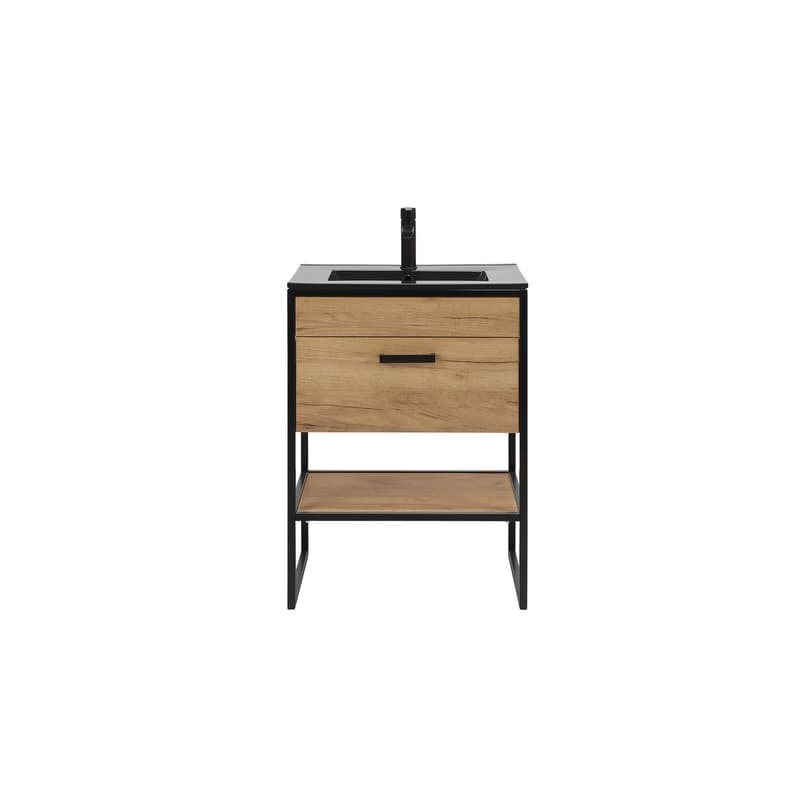ArtCom Keramické umývadlo UM-8003-80 | čierny mat 80 cm 3