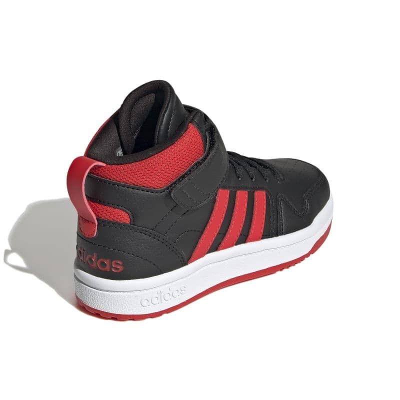 Chlapčenská rekreačná obuv ADIDAS Postmove Mid core black vivid red cloud white 4