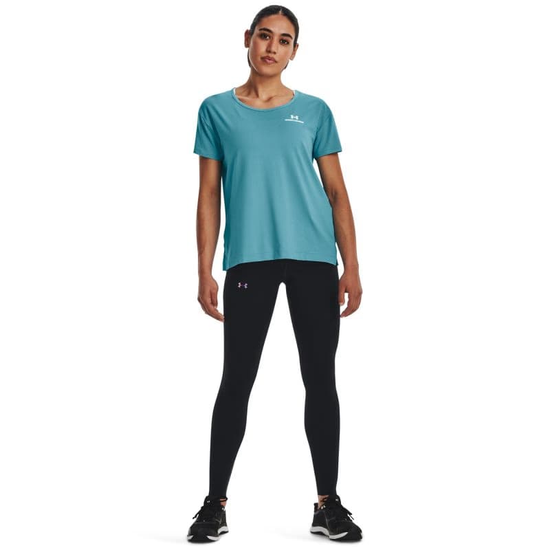 Dámske tréningové tričko s krátkym rukávom UNDER ARMOUR UA Rush Energy SS-BLU-GHL 3