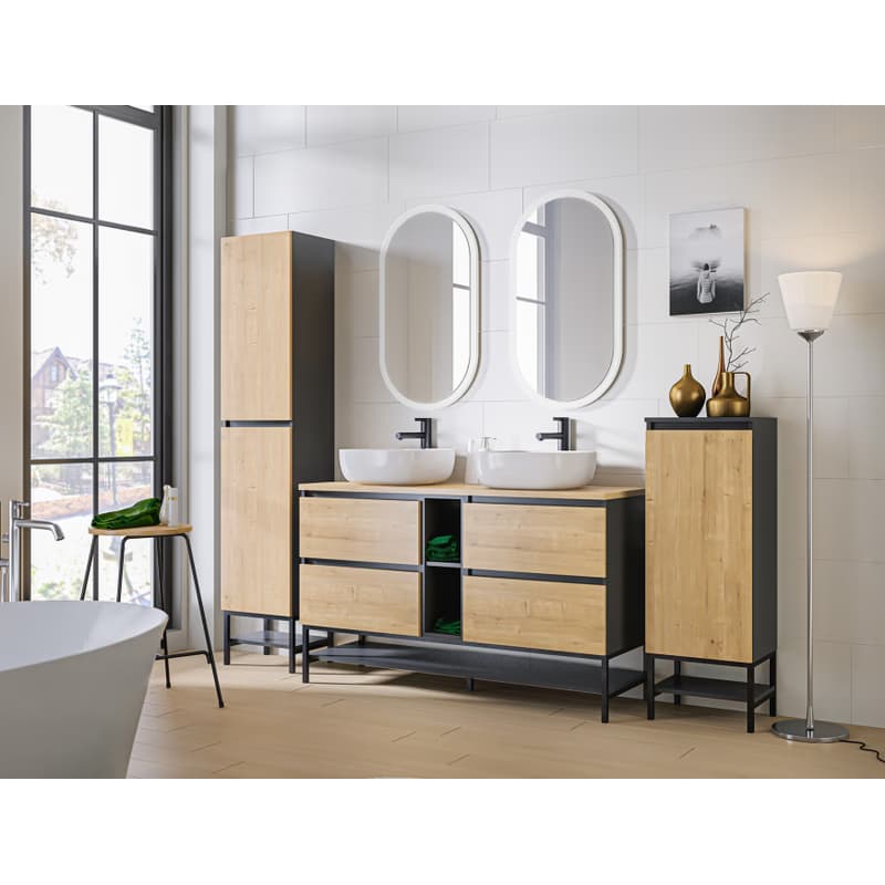 ArtCom Nožičky s policou MONAKO Grey 885 | 140 cm 2