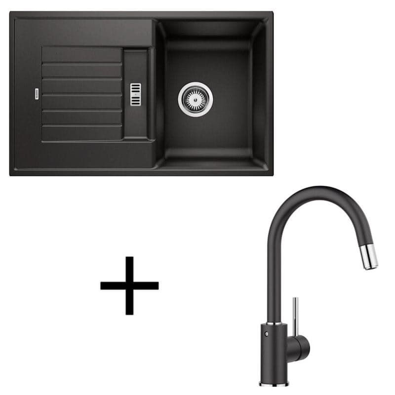 Blanco set Zia 45 S + Mida-S silgranit 1