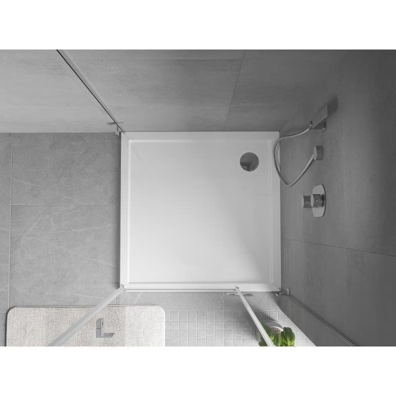 MEXEN - Flow Sprchová vanička štvorcová slim 85 x 85, biela lesk 46S108585 4
