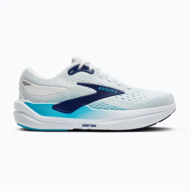 Pánska bežecká obuv BROOKS Ghost Max 3 M bright white beacon blue teal 3