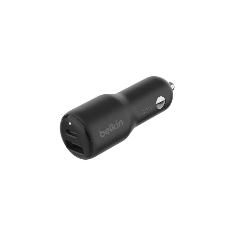 Belkin BOOST CHARGE™ 42W Duálna Power Delivery PPS nabíjačka do auta - 30W USB-C & 12W USB-A, čierna 1