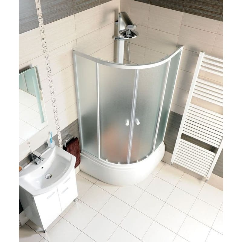 AQUALINE - Panel čelný k hlbokej vaničke 90x90cm, výška 37,5cm, biela B93 2