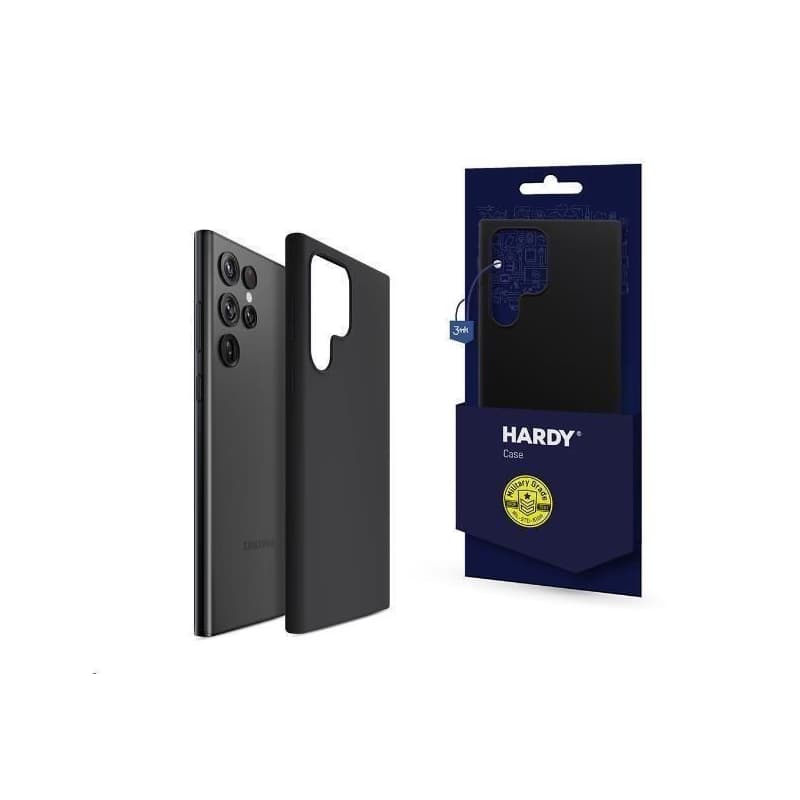 3mk ochranný kryt HARDY Android Silicone MagCase Black pre Samsung Galaxy S25+ 1