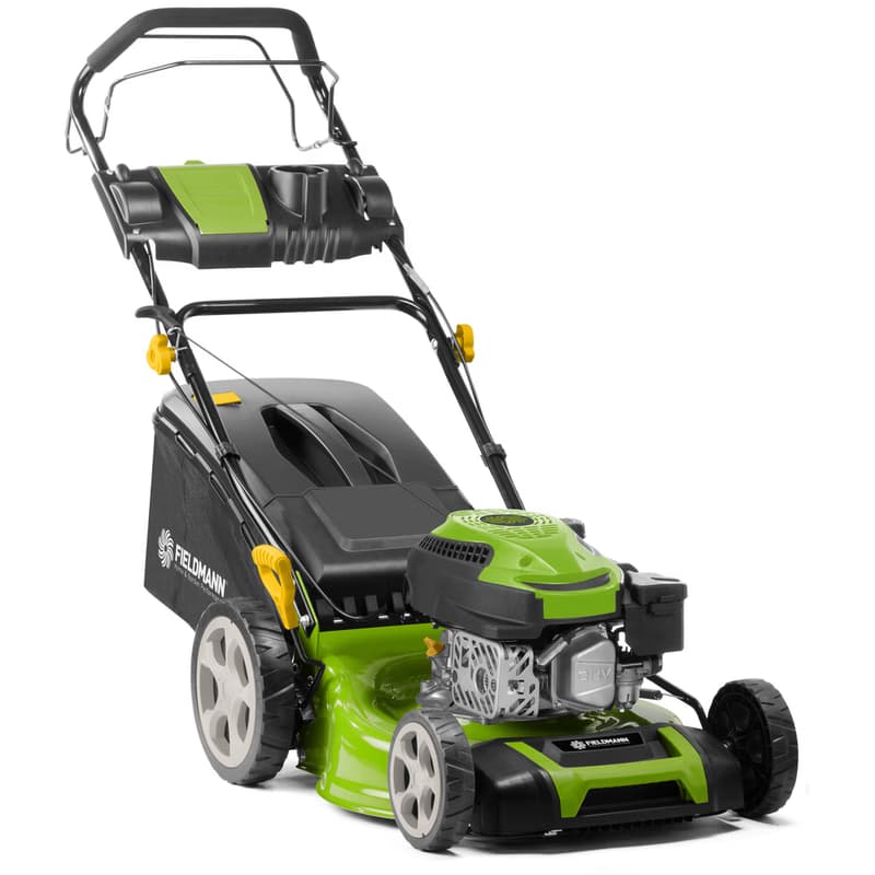 Benzínová kosačka Fieldmann FZR 4611-144B, šírka záberu 46 cm, kôš 46 l