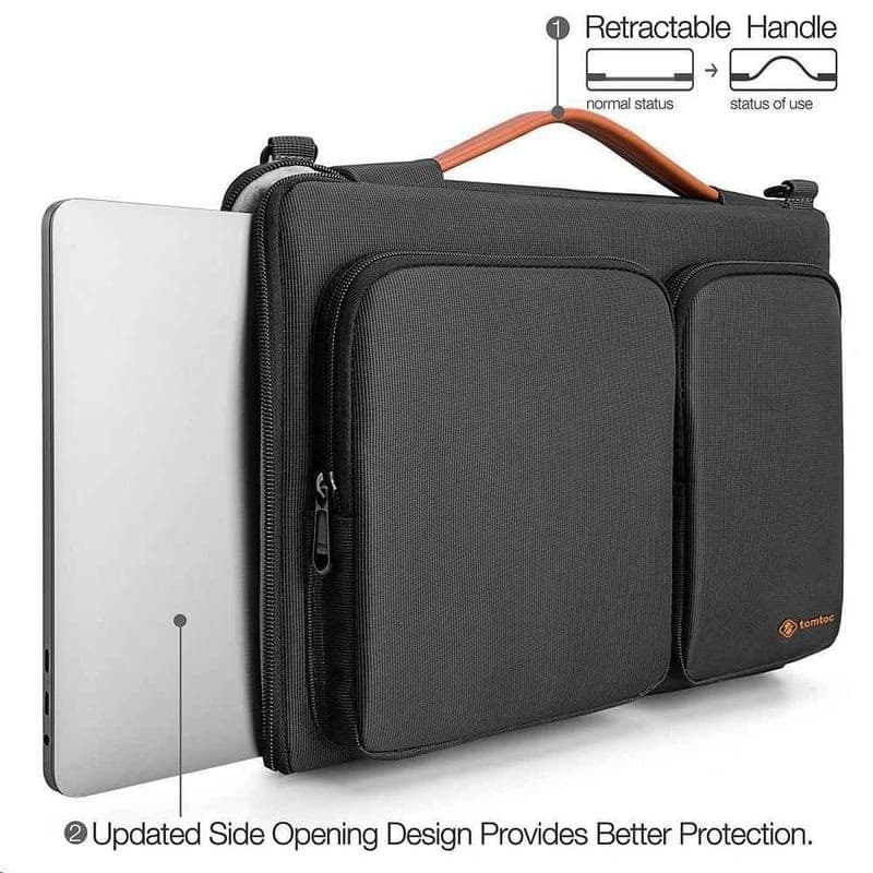 tomtoc Messenger - 16" MacBook Pro 2019, čierna 5