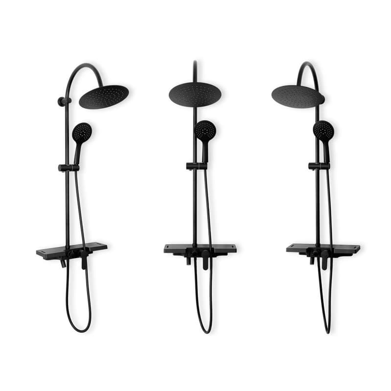REA REA - Sprchový set s batériou 150mm Vigo čierny REA-P7001 2