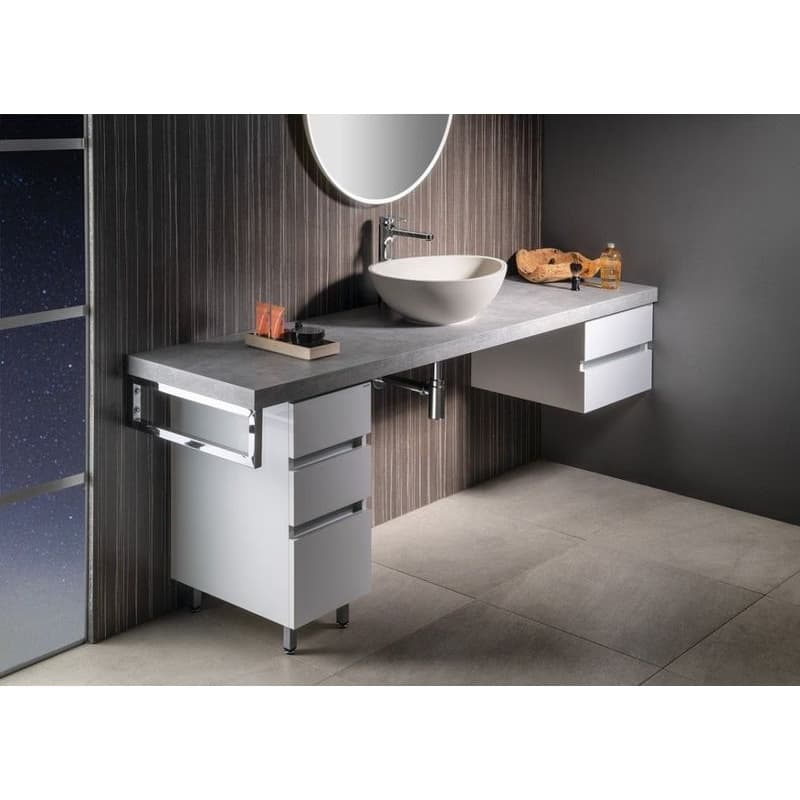 SAPHO - AVICE 2x zásuvka 45x30x48cm, biela AV061-3030 2
