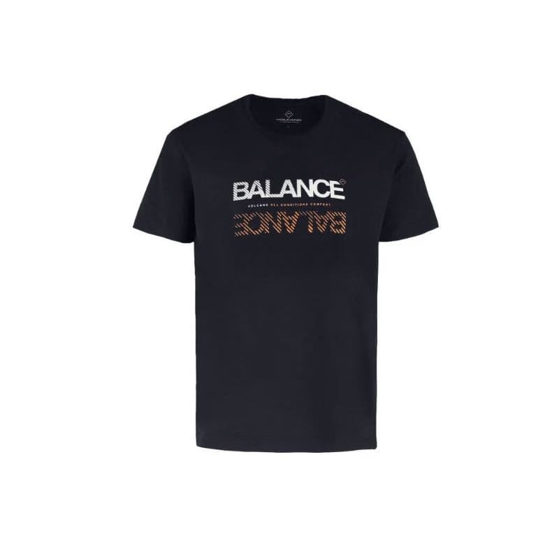 Pánske tričko s krátkym rukávom VOLCANO BALANCE-600-NAVY 4