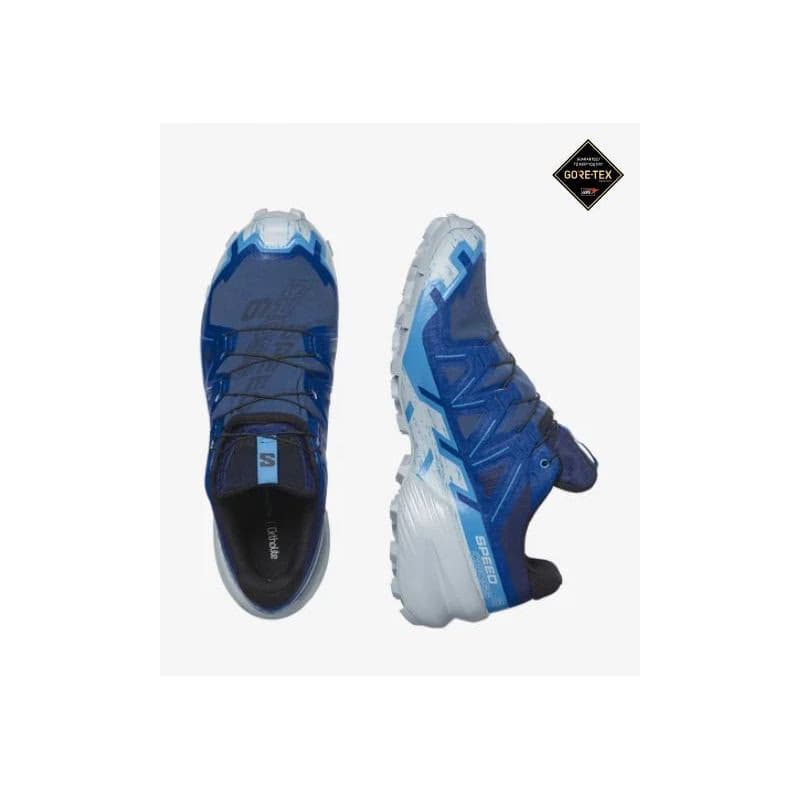 Pánska bežecká trailová obuv SALOMON Speedcross 6 GTX blue print ibiza blue quarry 4