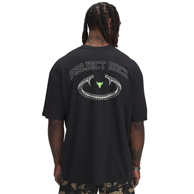 Pánske tričko s krátkym rukávom UNDER ARMOUR PROJECT ROCK Hwt SS-BLK 2