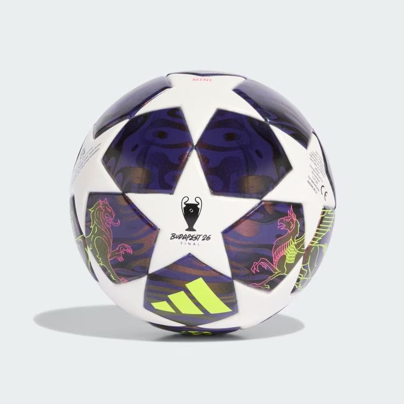 Futbalová lopta ADIDAS UCL MINI F DPURPL WHITE SYELLO  2