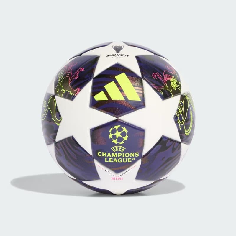 Futbalová lopta ADIDAS UCL MINI F DPURPL WHITE SYELLO  3