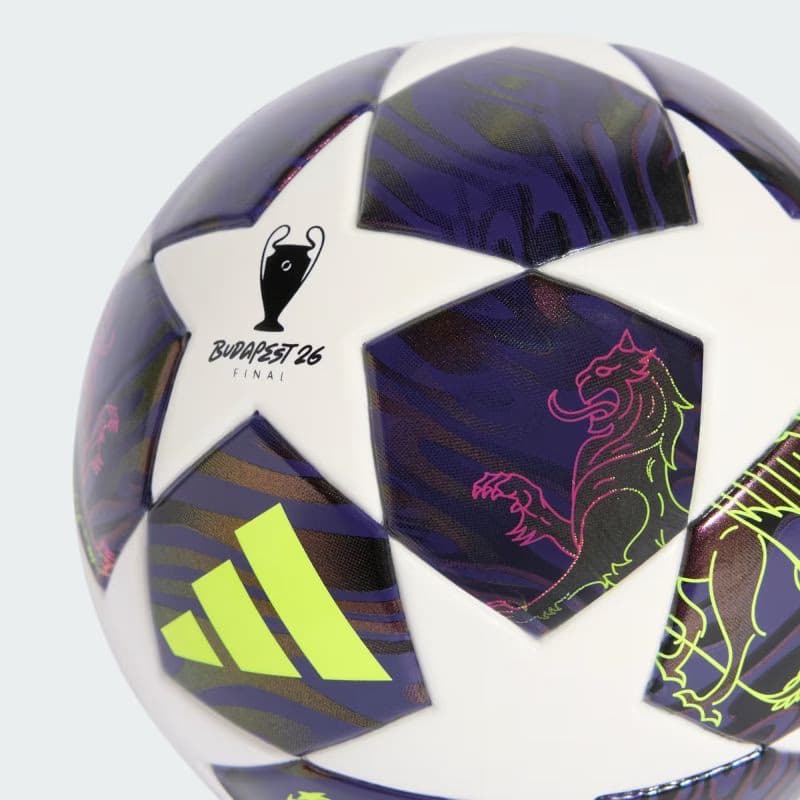Futbalová lopta ADIDAS UCL MINI F DPURPL WHITE SYELLO  4