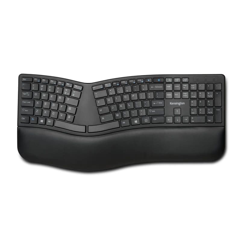 Kensington Pro Fit® Ergo Wireless Keyboard bezdrôtová klávesnica USB / Bluetooth UK čierna 1