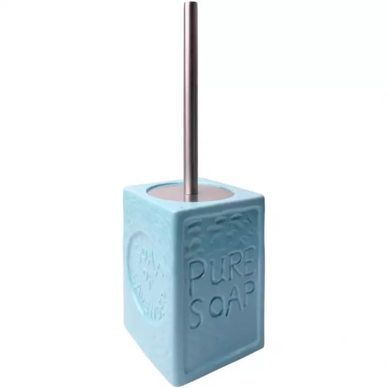 Wc kefa Savon, 10,5x10,5x35,5cm, modrá 1