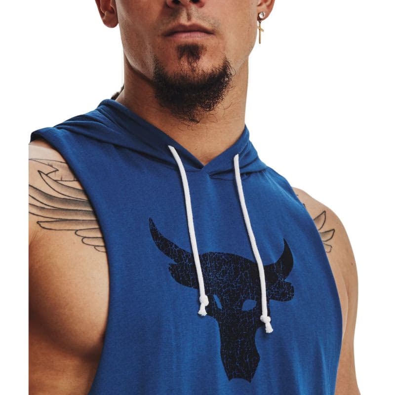 Pánske tričko bez rukávov UNDER ARMOUR PROJECT ROCK UA PROJECT ROCK BSR BULL SL HD-BLU 2