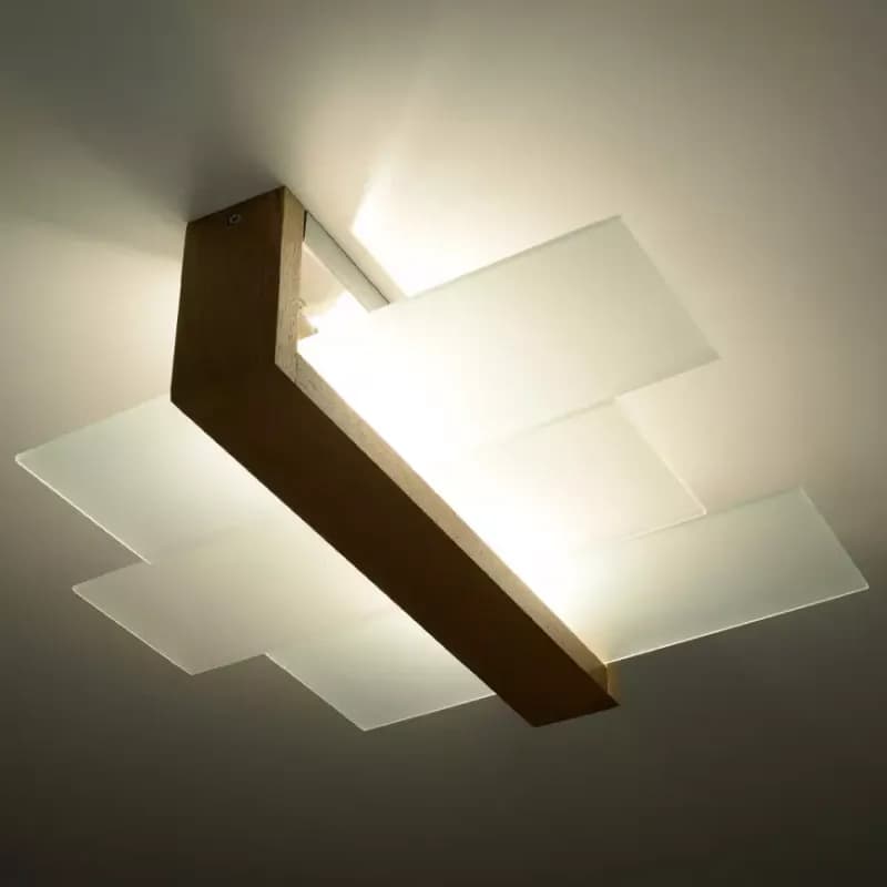 Stropná Lampa Luizjana 2 NATURAL WO 1