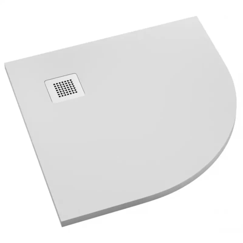 Rohová vanička Kalait Smooth White 90x90x3,5 R55 3.3104-M2 1