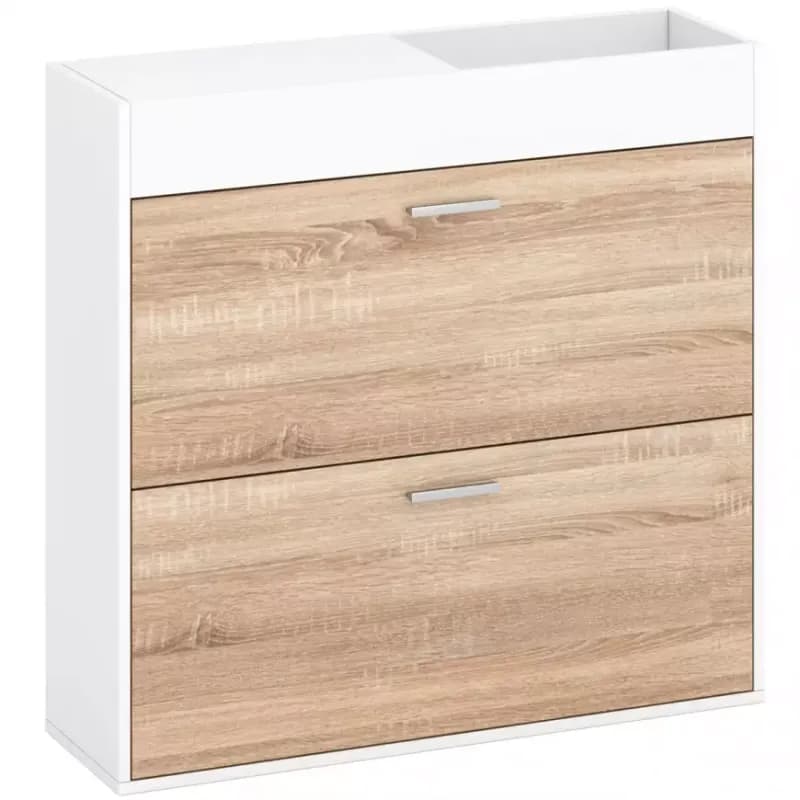 Skrinka na topánky Dalia 2KL wotan/biely 36433 1