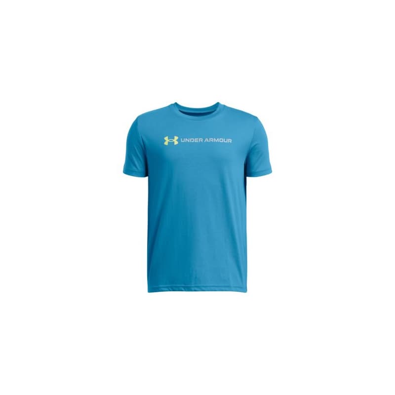 Chlapčenské tričko s krátkym rukávom UNDER ARMOUR UA B LOGO WORDMARK SS-BLU 1