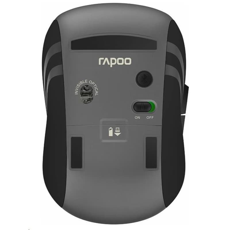 RAPOO myš MT350 Multi-mode Wireless Optical Mouse, Black 3