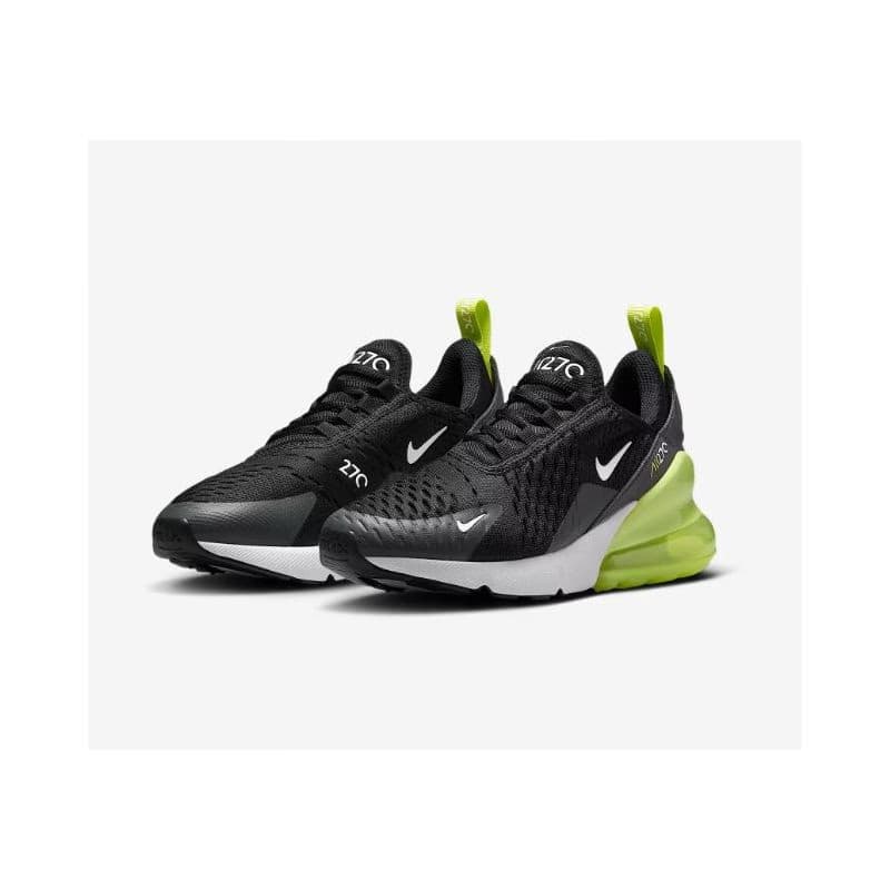 Chlapčenská rekreačná obuv NIKE Air Max 270 Jr light lemon twist black anthracite white 3