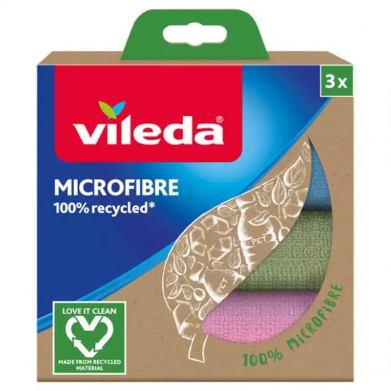 VILEDA Mikrohandrička 100% recykl. 3 ks 1