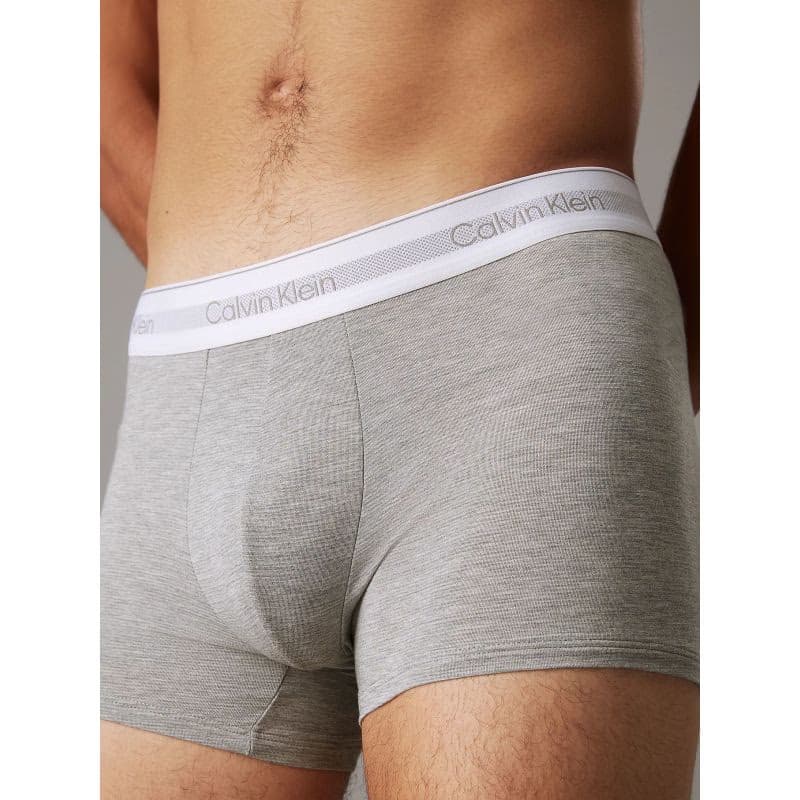 Pánske boxerky CALVIN KLEIN 3 PACK-TRUNK-BLACK, NEW NAVY, GREY HEATHER 5