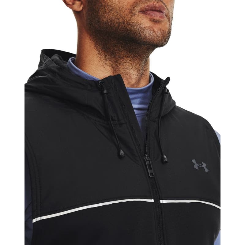 Pánska tréningová vesta UNDER ARMOUR UA AF Storm Hooded Vest-BLK 2