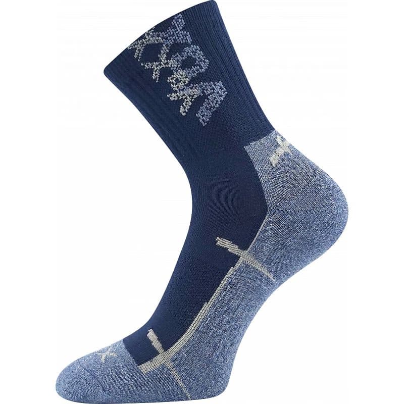 Chlapčenské turistické ponožky VOXX 3 PACK-Wallík-Grey Blue 2