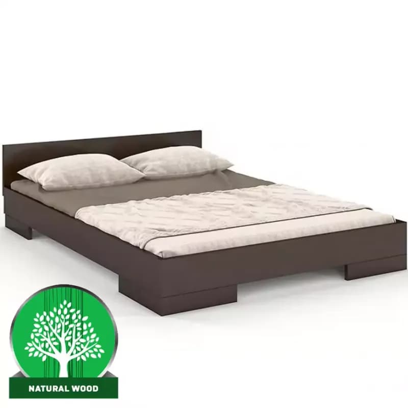 Posteľ drevené  buk Skandica Spectrum Nízka 120x200 Palisander 1
