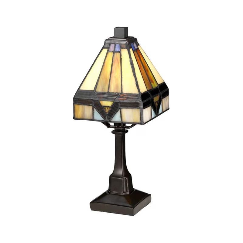 Elstead QZ-HOLMES-TL - Stolová lampa Tiffany HOLMES 1xE14/25W/230V QZ-HOLMES-TL