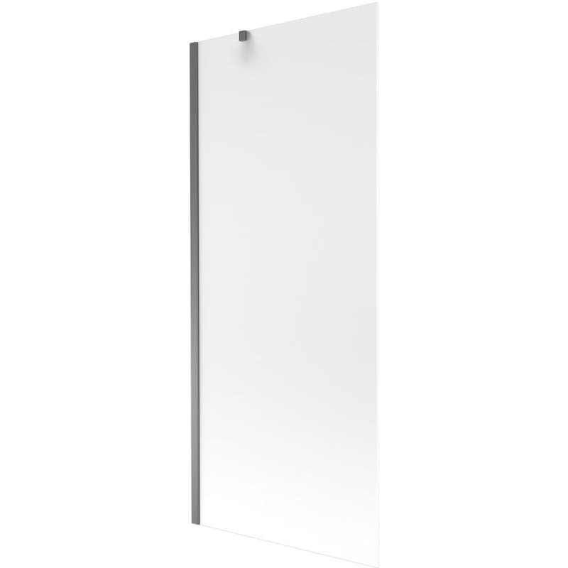MEXEN/S - Next vaňová zástena FIX 80 x 150, dekor, grafit metal 895-080-000-00-30-95 1