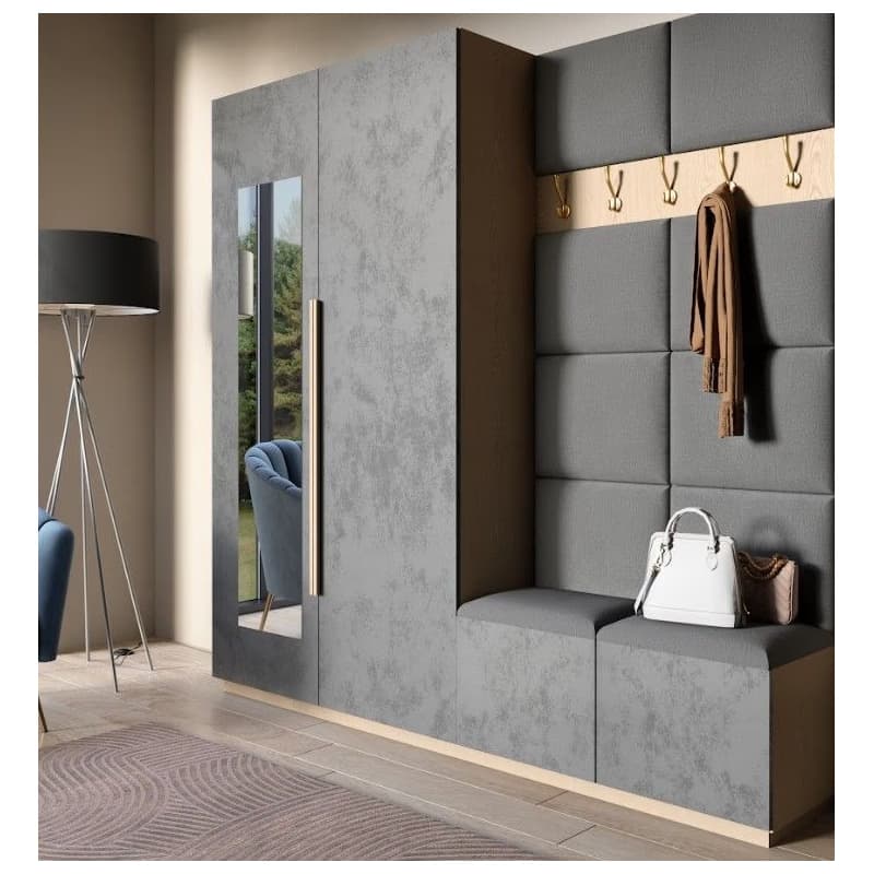 ArtElta Čalúnený panel | 60 x 30 cm Farba: Monolith 84 / svetlá sivá 5