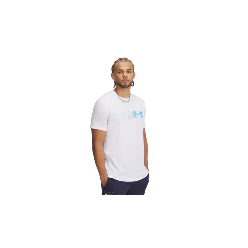 Pánske tričko s krátkym rukávom UNDER ARMOUR UA M LC FLY IN LOGO SS-WHT 1