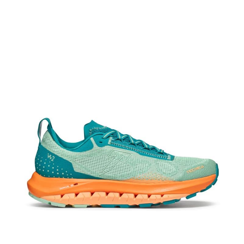 Dámska bežecká trailová obuv TECNICA Pyrox Hybrid Ws, orange aqua green 2