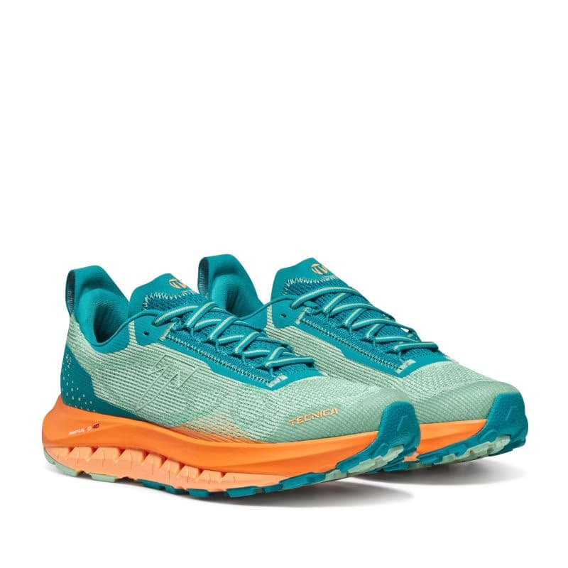 Dámska bežecká trailová obuv TECNICA Pyrox Hybrid Ws, orange aqua green 4